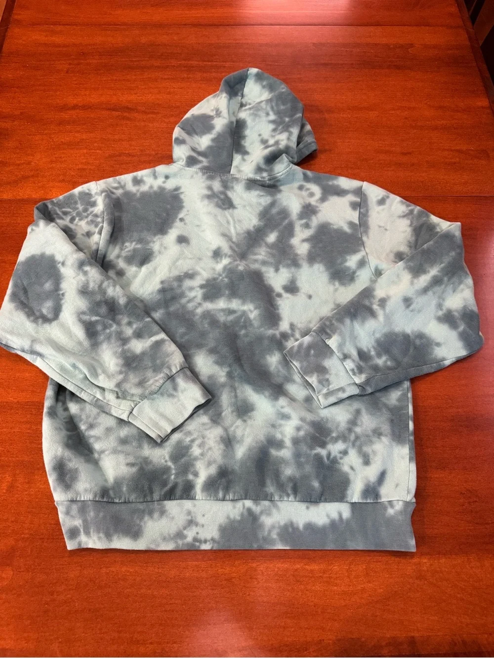 Fortnite Victory Royale Youth 18/20 Tie Dye Pullover Hoodie Gray Blue
